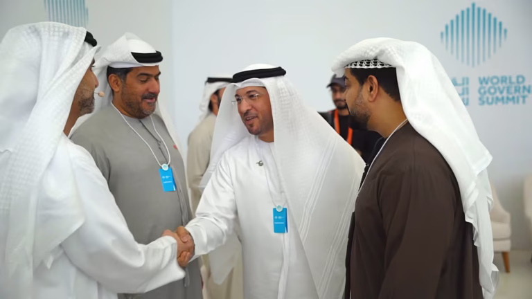 World Governments Summit 2026 stage in Dubai with delegates