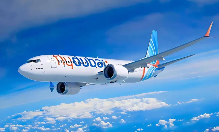 flydubai aircraft as Riyadh flights switch to Terminal 5 at King Khalid International Airport