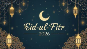 Ajman skyline and government district buildings in daylight